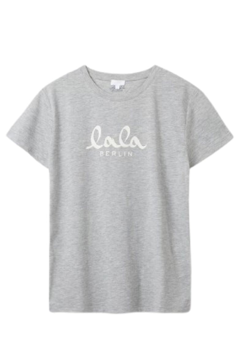 Lala Berlin - T-Shirt Lala 10016741 - Grey/White T-shirts 