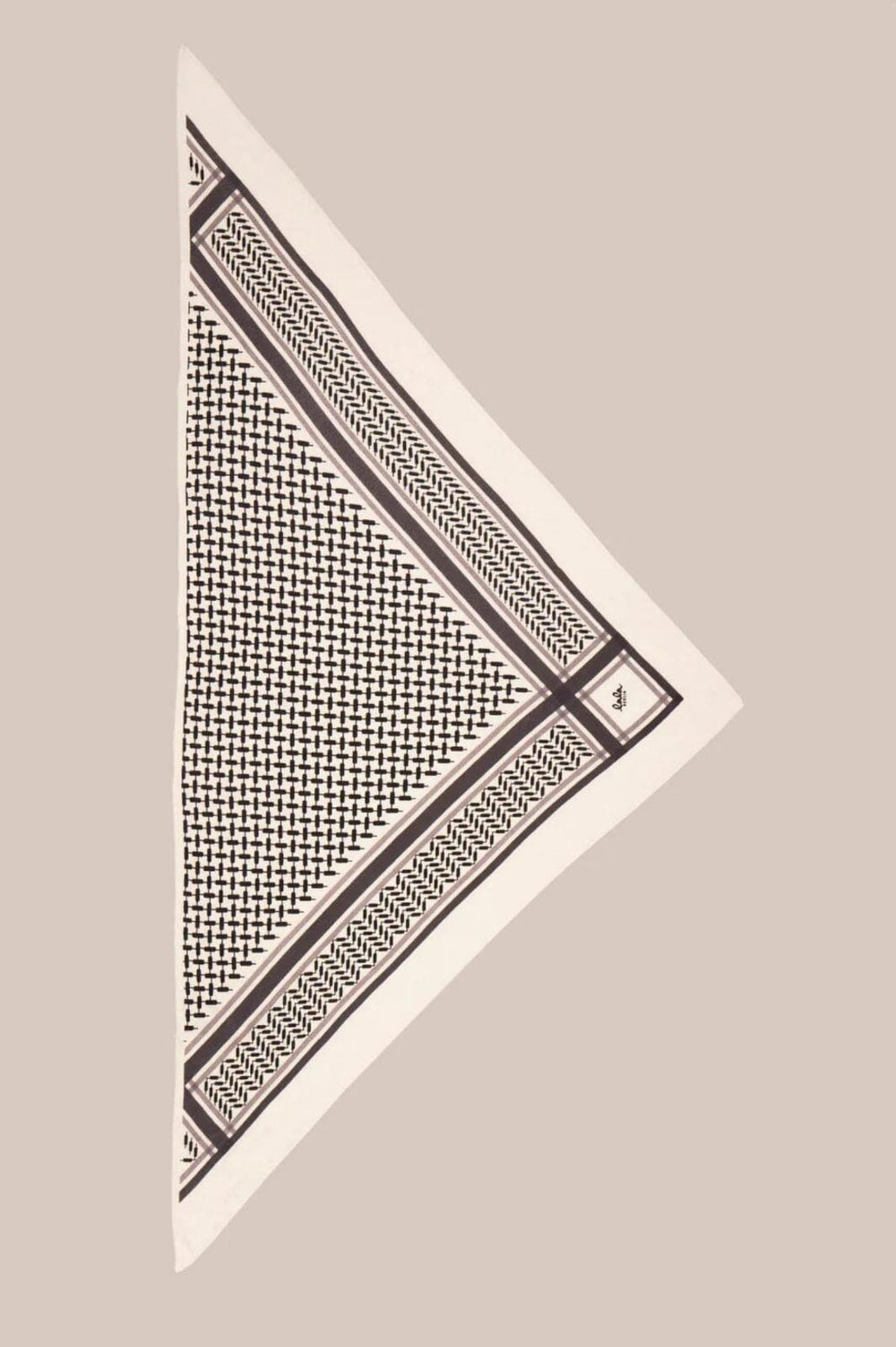 Lala Berlin - Triangle Trinity Classic M - Alabastro off-white Tørklæder 
