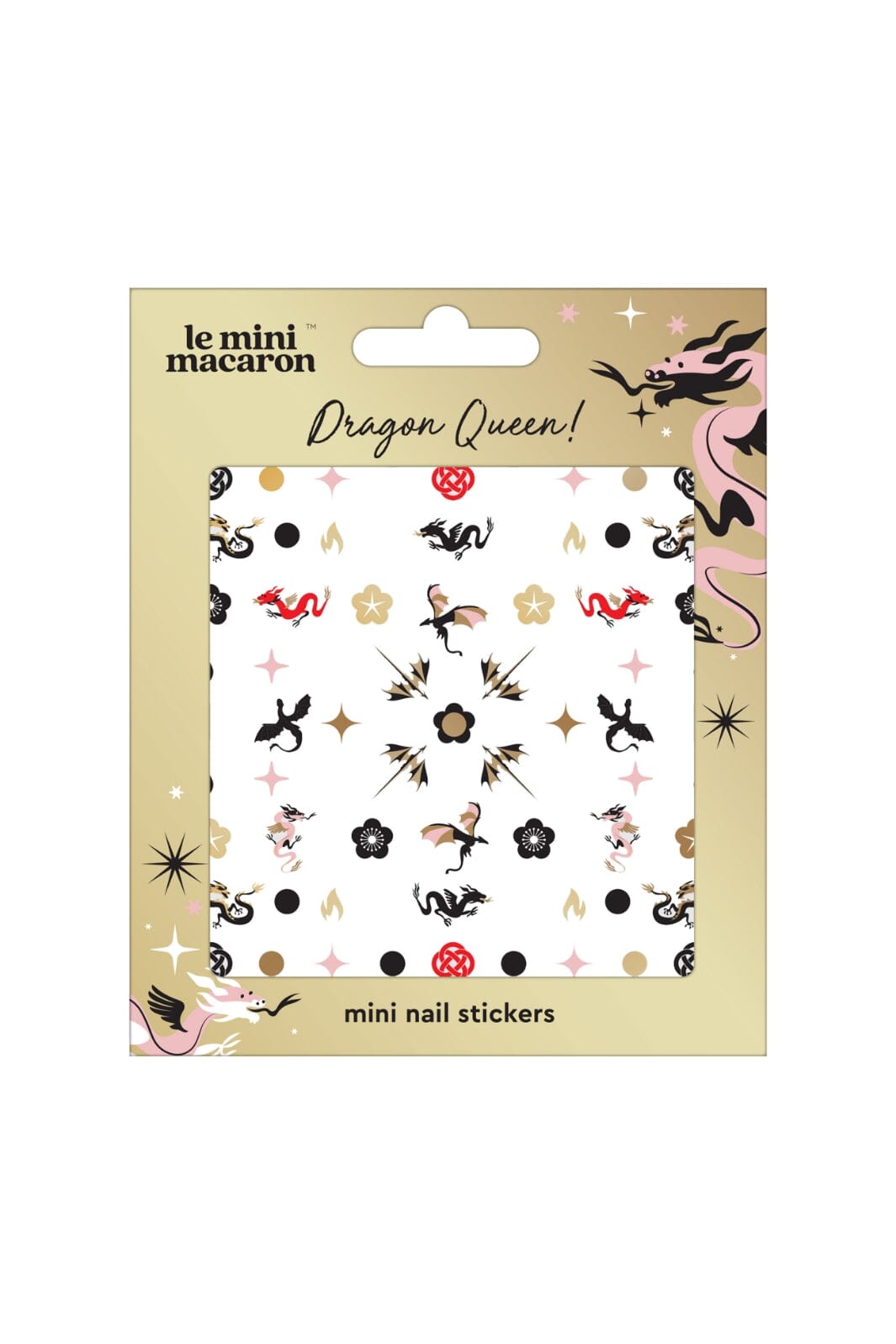 Le Mini Macaron - Mini Nail Art - Dragon Queen Negle ting 