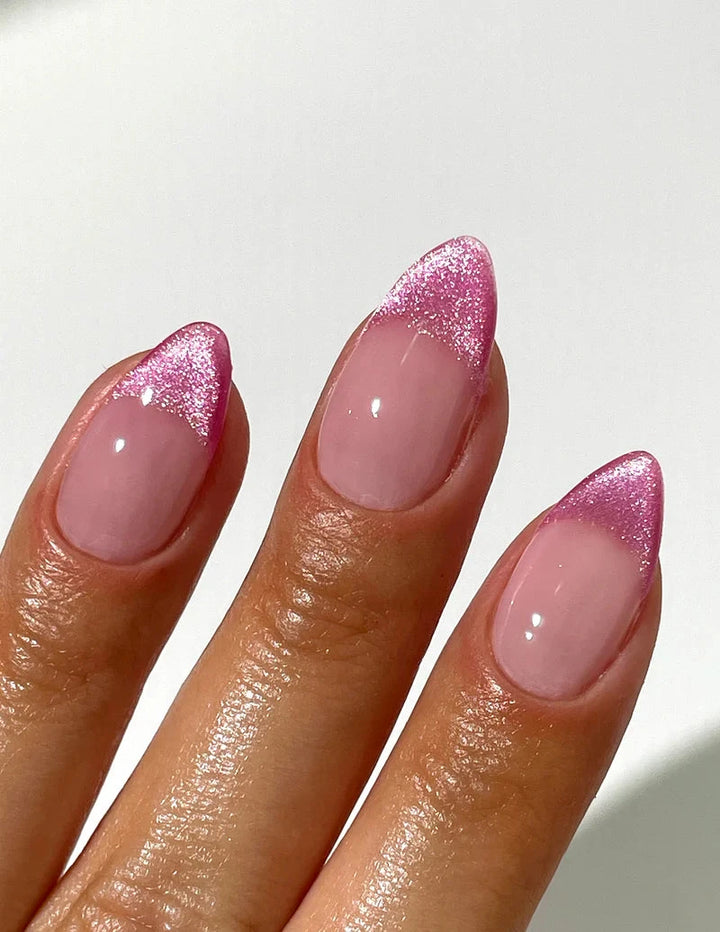 Le Mini Macaron - Single Gel Polish, Cat Eye Magnet Gel Polish Incl. Magnet Nyhed! CEG002 - Cosmopolitan Velvet Neglelak 