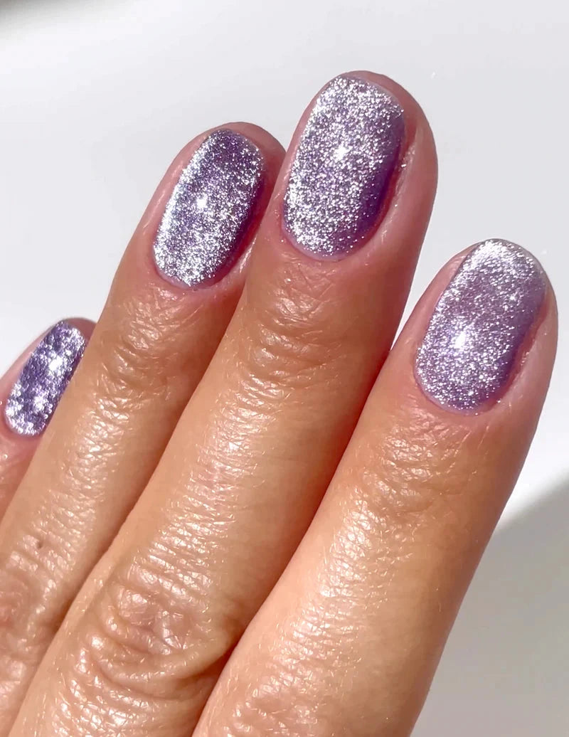 Le Mini Macaron - Single Gel Polish, Cat Eye Magnet Gel Polish Incl. Magnet Nyhed! CEG003 - Lavender Haze Neglelak 
