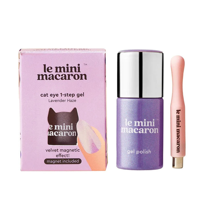 Le Mini Macaron - Single Gel Polish, Cat Eye Magnet Gel Polish Incl. Magnet Nyhed! CEG003 - Lavender Haze Neglelak 