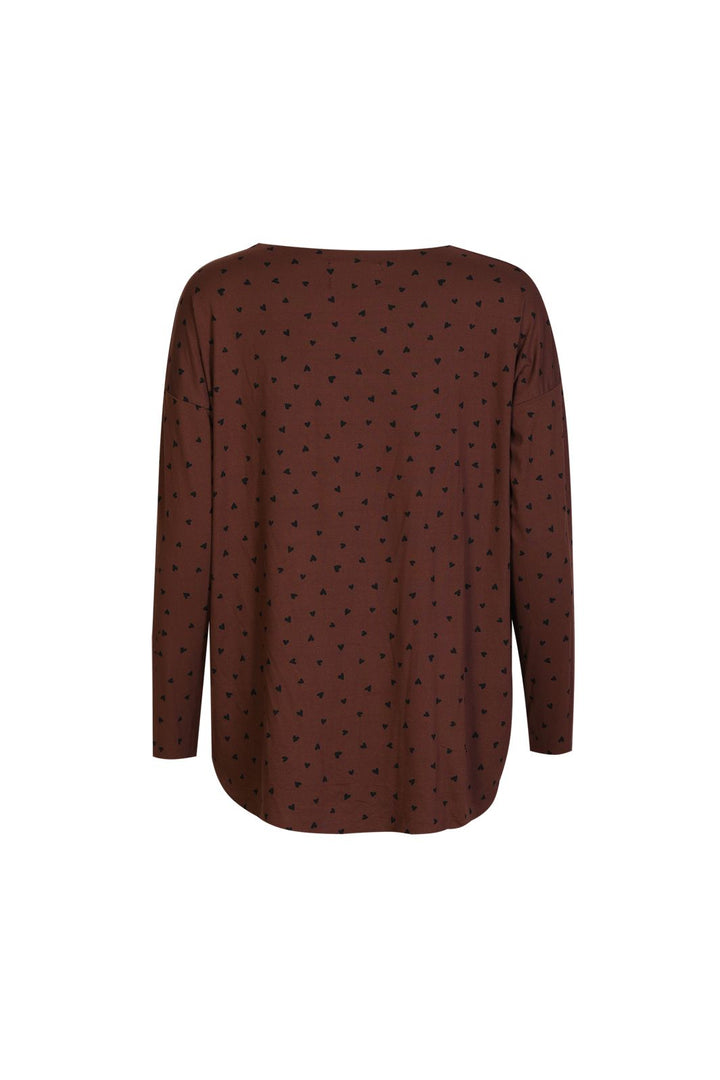Liberte - Alma-Ls-Top 9504 - Brown Black Heart