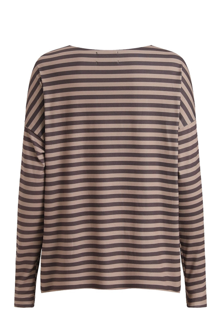 Liberte - Alma-Ls-Top - Brown Stripe