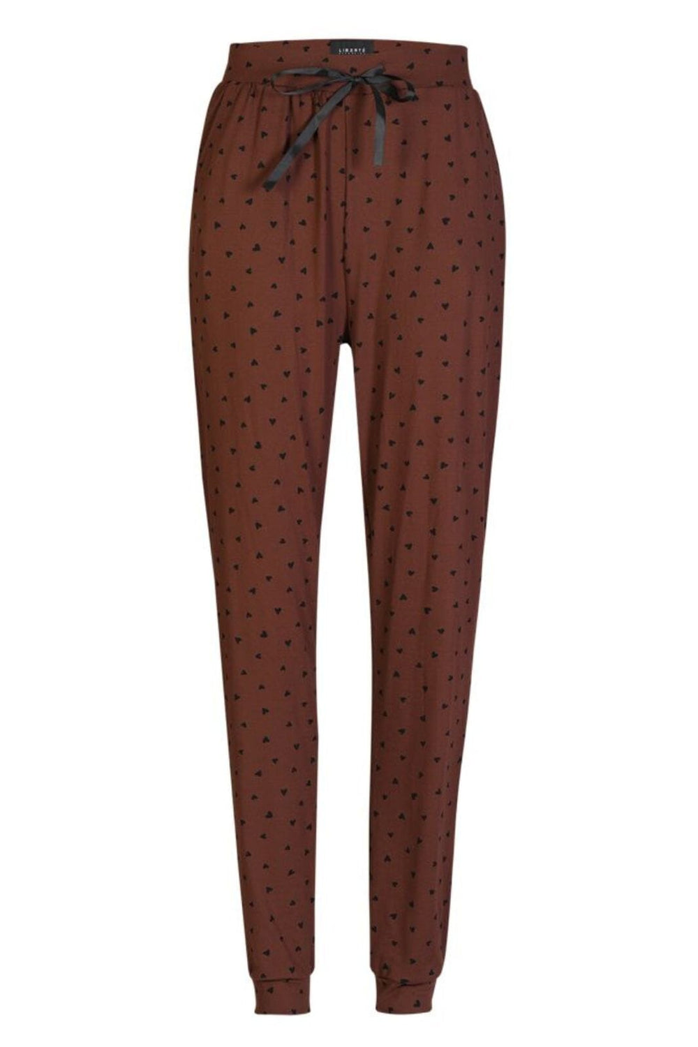 Liberte - Alma-Pants 9500 - Brown Black Heart Bukser 