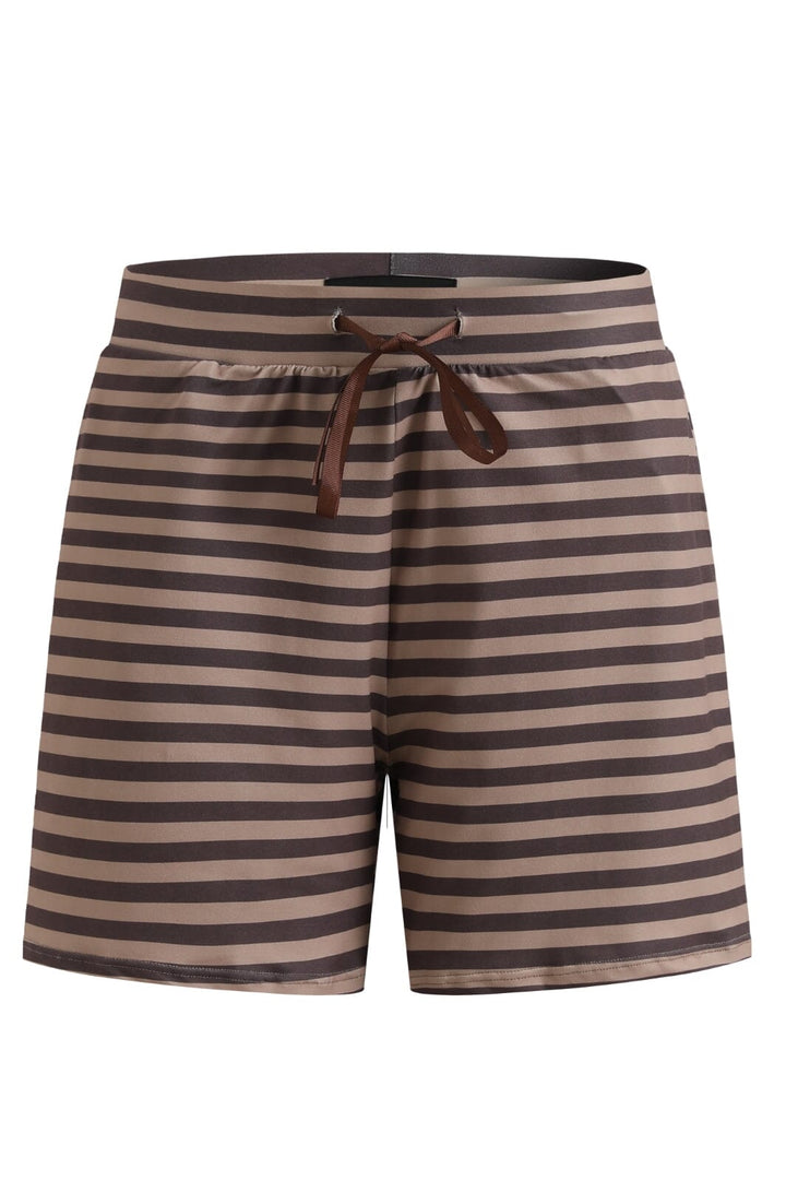 Liberte - Alma-Shorts - Brown Stripe