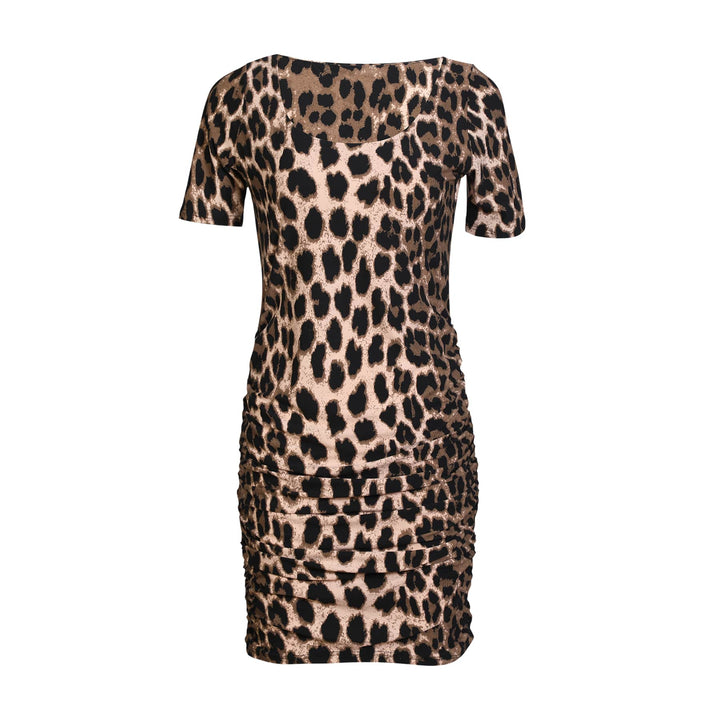 Liberte - Alma-Ss-Turn-Dress 9578 - Big Lux Leo Fossil Kjoler 