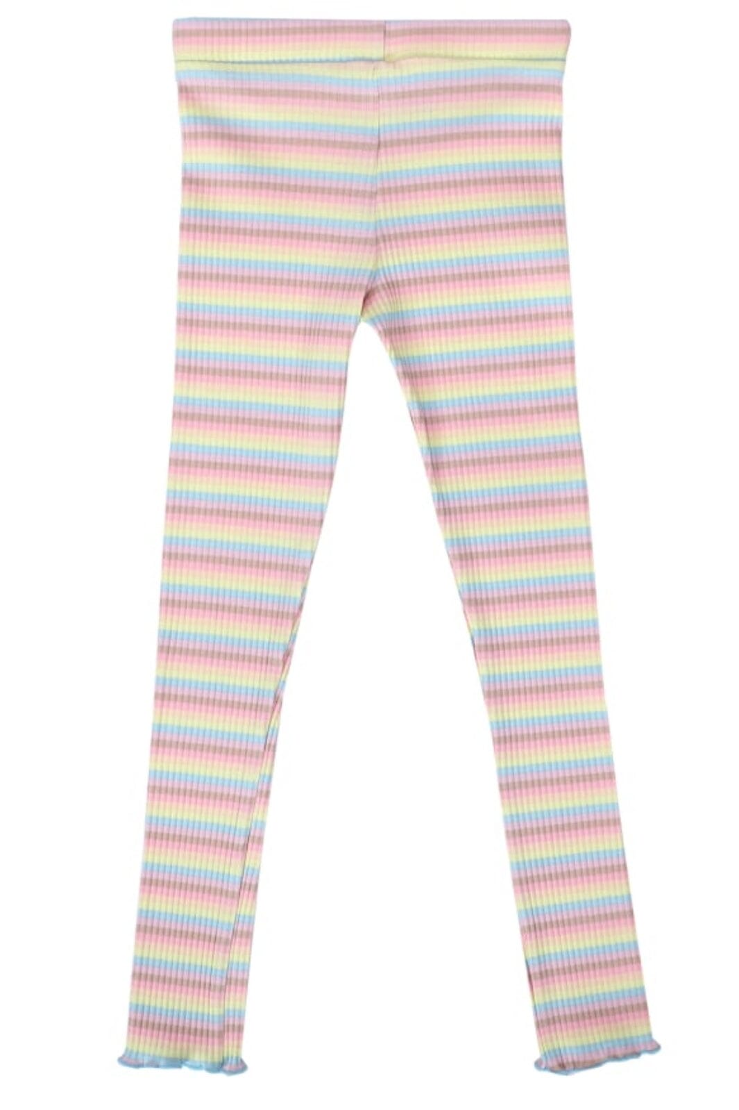 Liberte Ami - Natalia-Leggings-Kids - Dusty Multicolor Stripe Leggings 