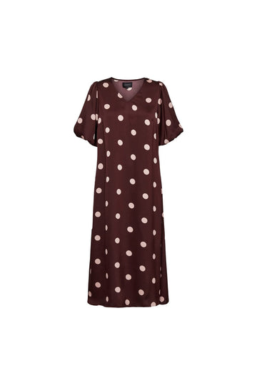 Liberte dam byxor Dotti - PLUM ROSE BIG DOT