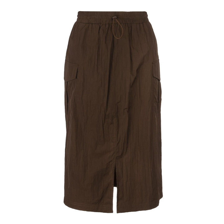 Liberte - Fia-Long-Cargo-Skirt - Dark Brown Nederdele 