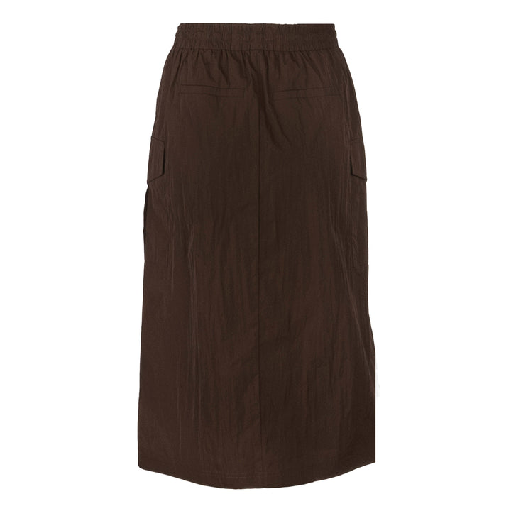 Liberte - Fia-Long-Cargo-Skirt - Dark Brown Nederdele 