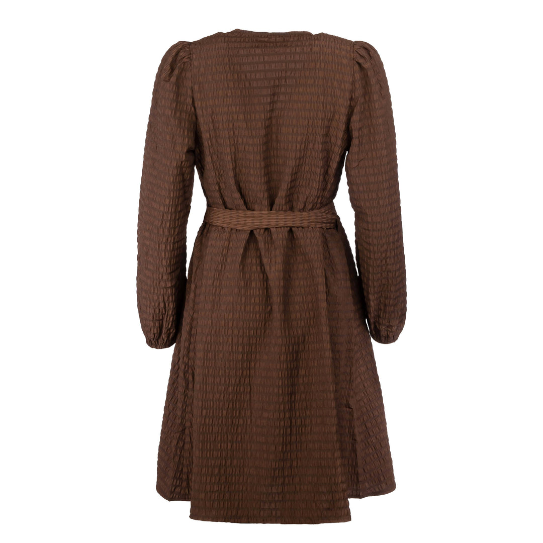 Liberte - Figa-Wrap-Dress - Brown Kjoler 