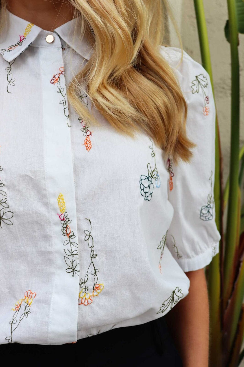 Liberte - Flora-Ss-Blouse 22181 - Ivory Floral