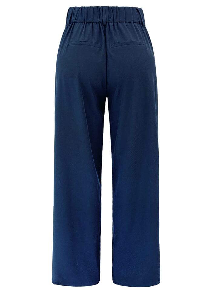 Liberte - Frede Wide Pants 22257 - Navy Bukser 
