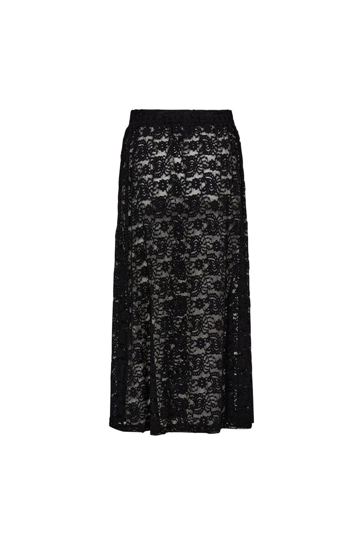 Liberte - Lacy Long Skirt 22355 - Black