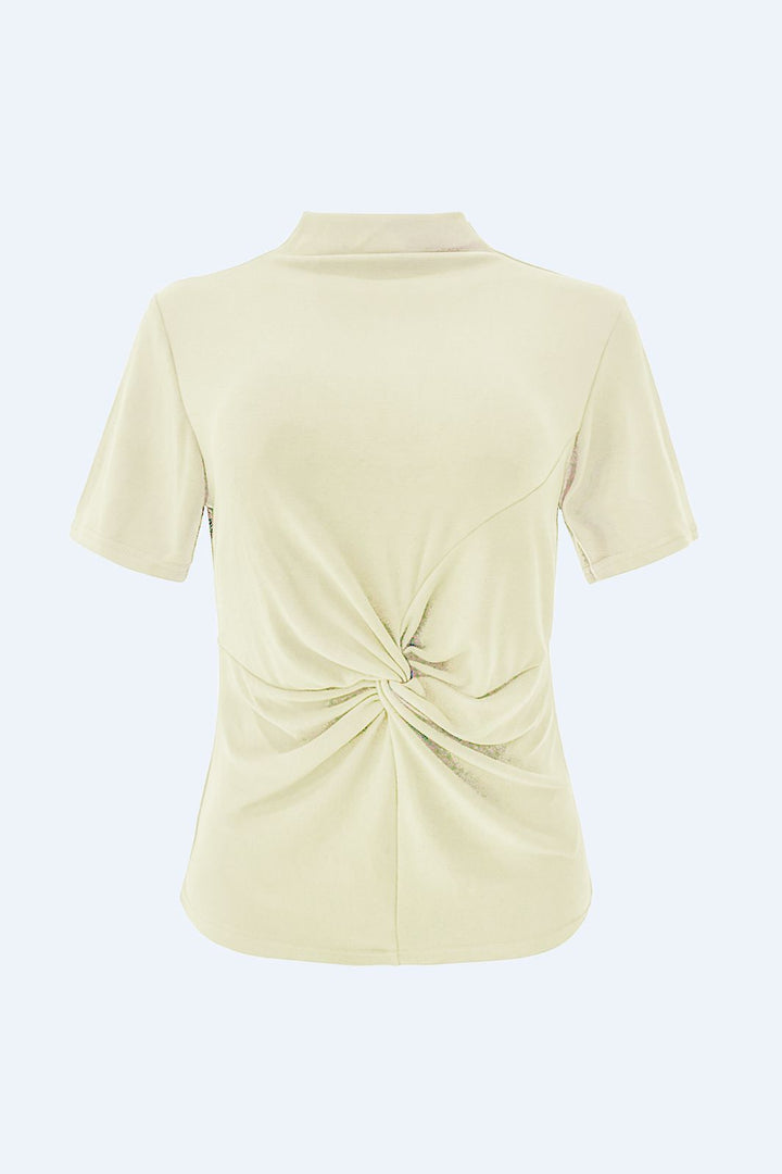 Liberte - Lise Ss Twist Top 22484 - Creme