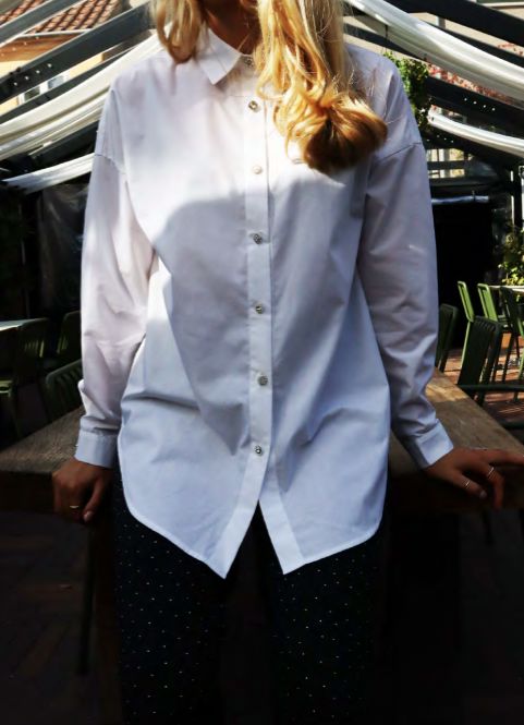 Liberte - Sara Ls Shirt 21223 - White Skjorter 