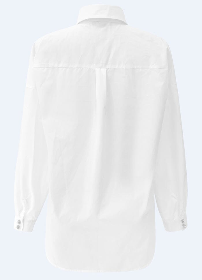 Liberte - Sara Ls Shirt 21223 - White Skjorter 