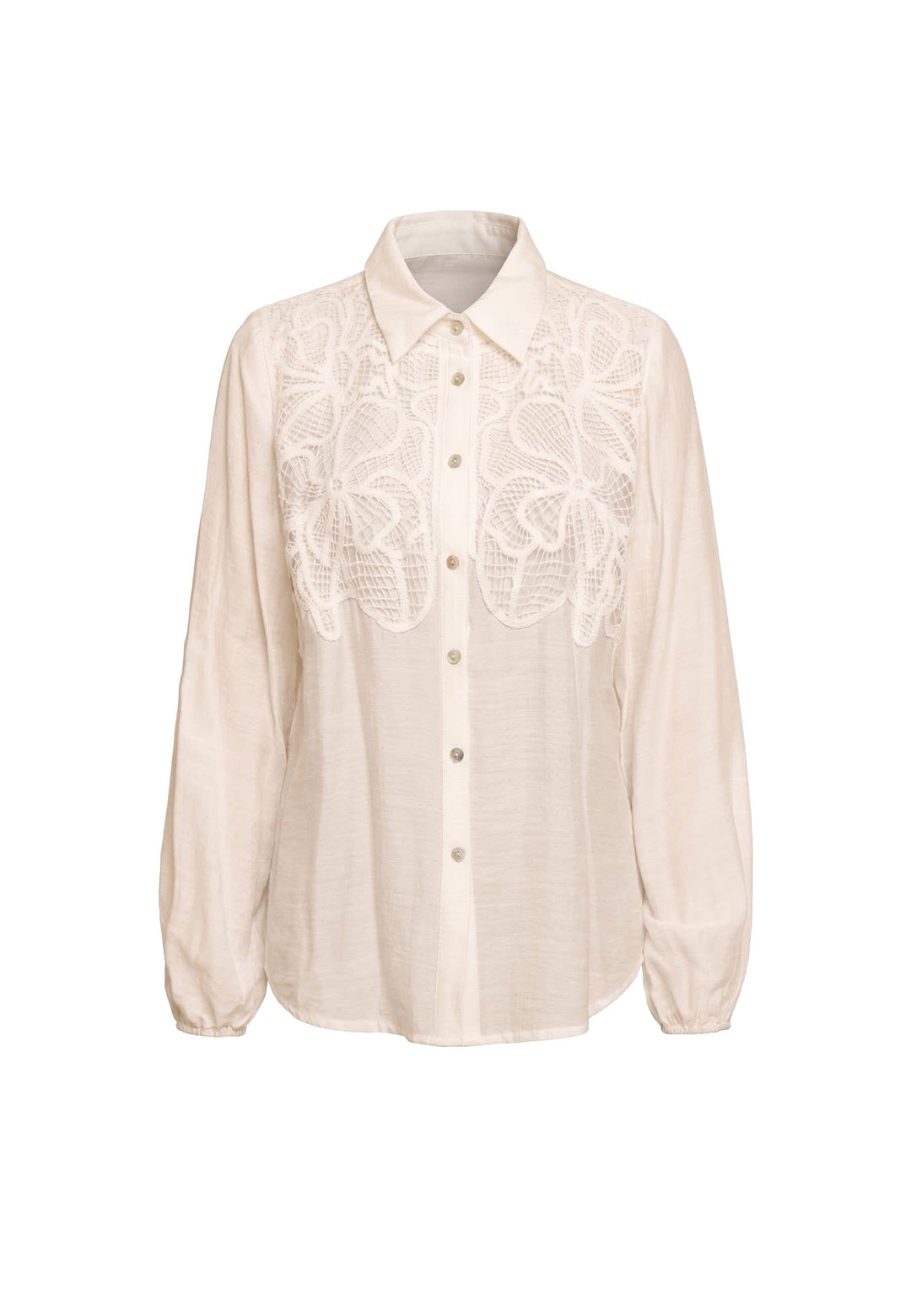 Liberte - Susanne Ls Shirt 22472 - White Skjorter 
