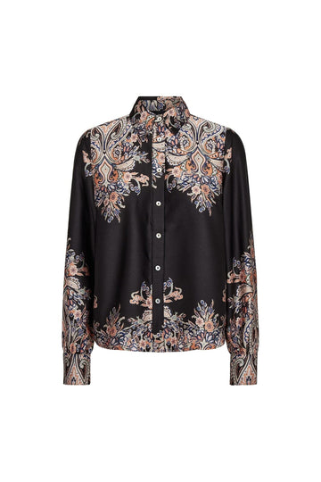 Liberte - Wennise Ls Dress 22340 - Black Paisley