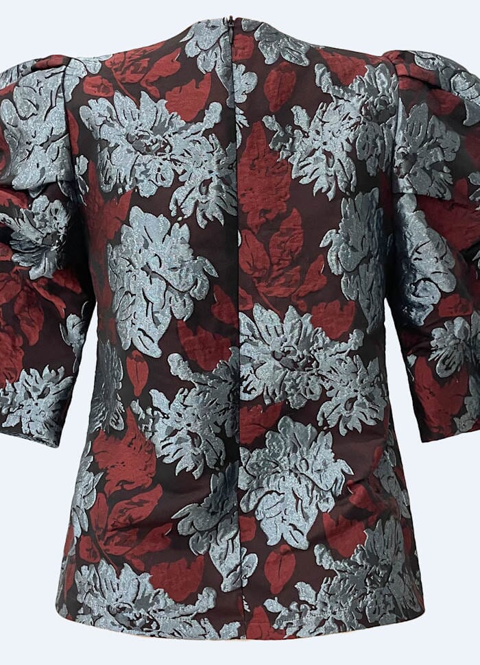 Liberte - Winnie Blouse 22140 - Bordeaux Silver Bluser 