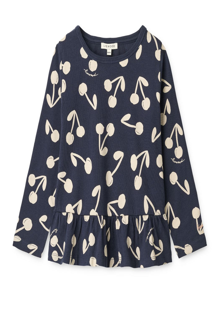 Liewood - Margit Printed Longsleeve T-shirt LW20212 - Cherry blossom / Classic navy Sweatshirts 