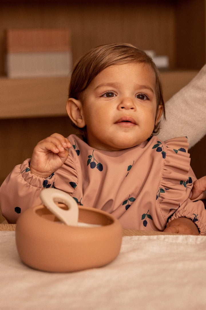 Liewood - Merle Ruffle Cape Bib LW20321 - Berry / Pale Tuscany