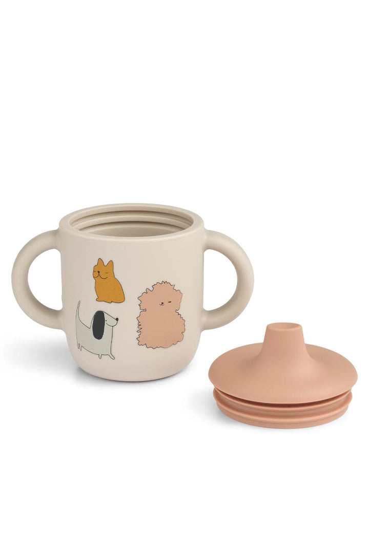 Liewood - Neil Sippy Cup LW13060 - Cats and Dogs / Sandy
