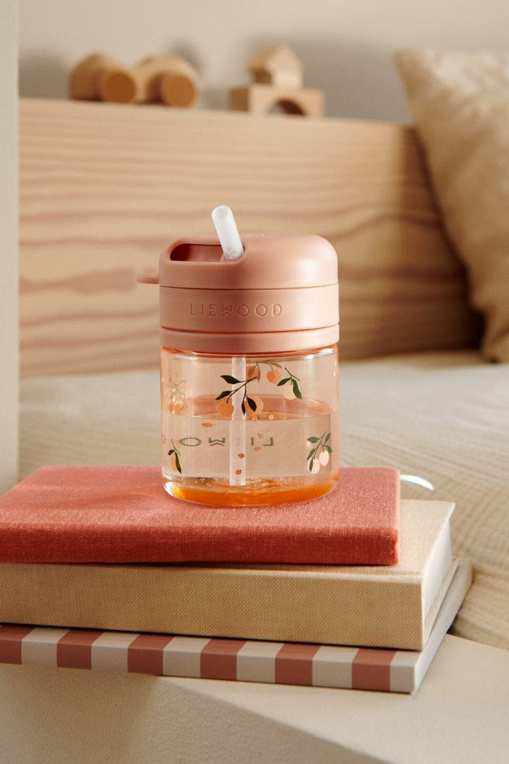 Liewood - Pavia Tritan Straw Cup 280ml - Peach / Sea shell