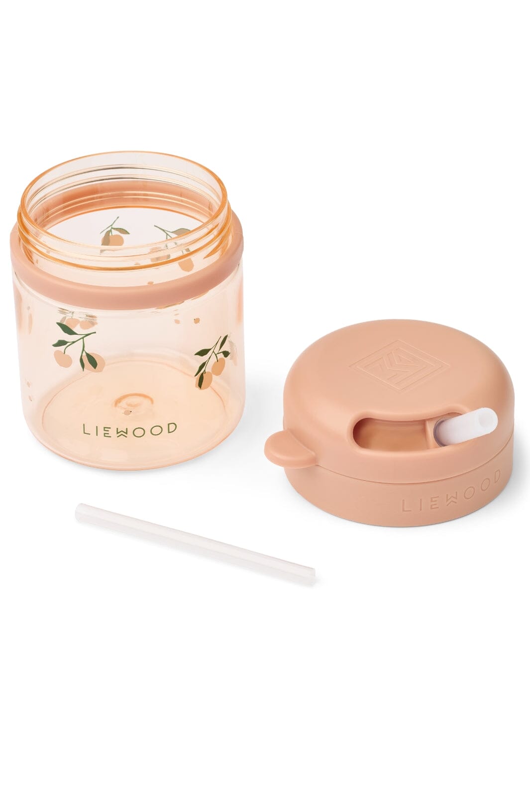 Liewood - Pavia Tritan Straw Cup 280ml - Peach / Sea shell
