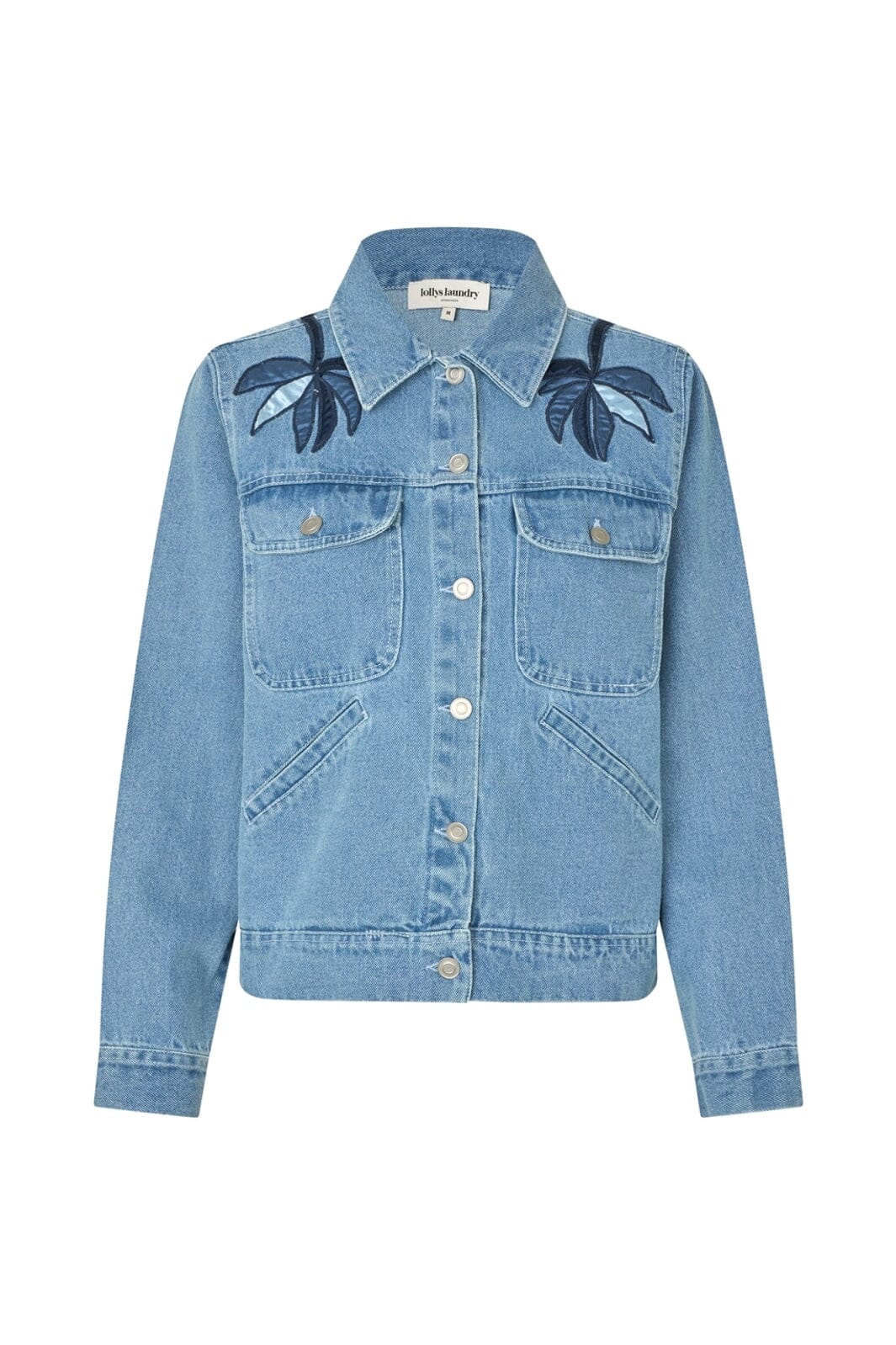Lollys Laundry - Birdll Denim Jacket 26112-6000 - 100 - Washed Denim