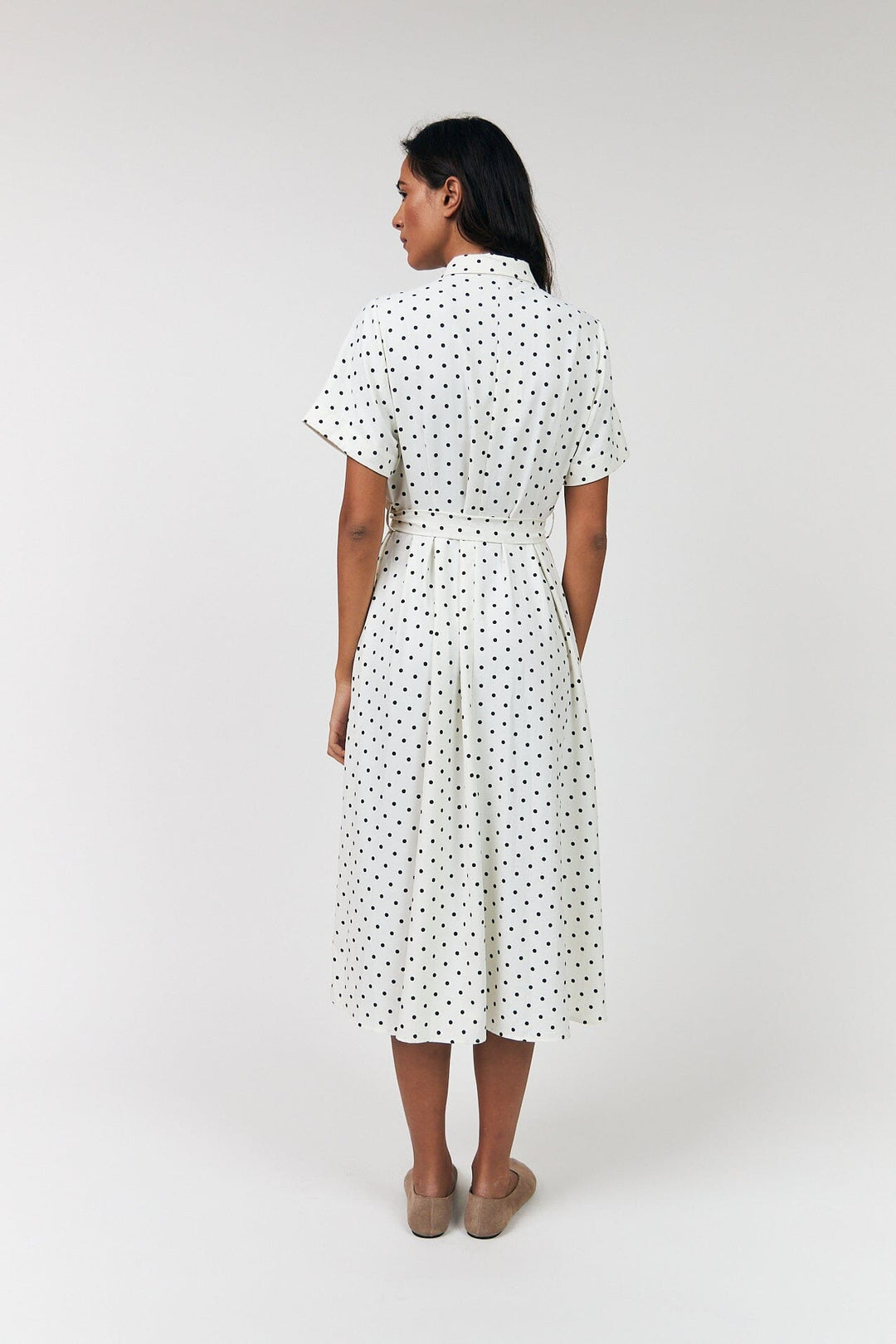 Lollys Laundry - Blakell Midi Dress Ss26130-3015 - 76 Dot Print Kjoler 