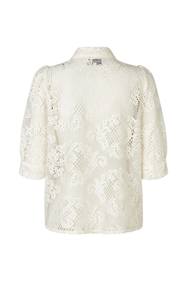 Lollys Laundry - Bonoll Shirt Ss25266-1044 - 02 Creme Bluser 