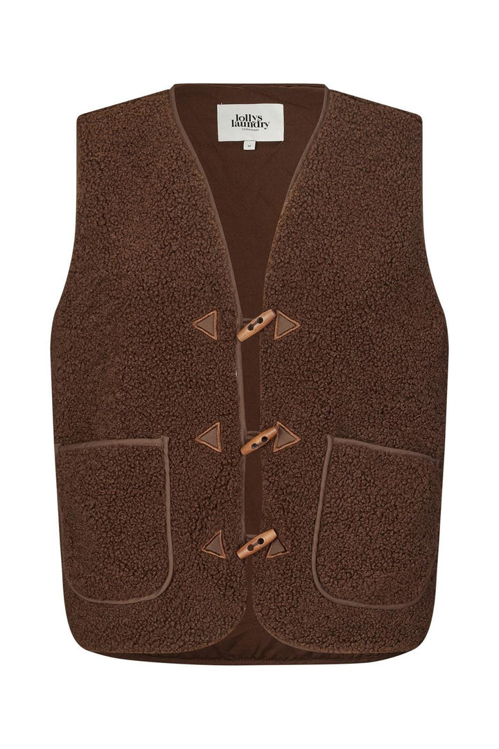 Lollys Laundry - Hugoll Vest Sl90019-1014 - 87 Dark Mokka