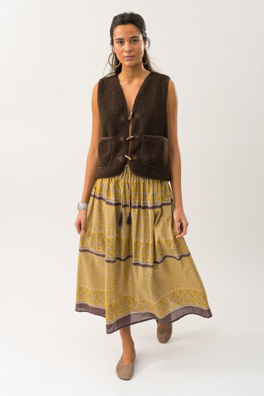 Lollys Laundry - Hugoll Vest Sl90019-1014 - 87 Dark Mokka Veste 