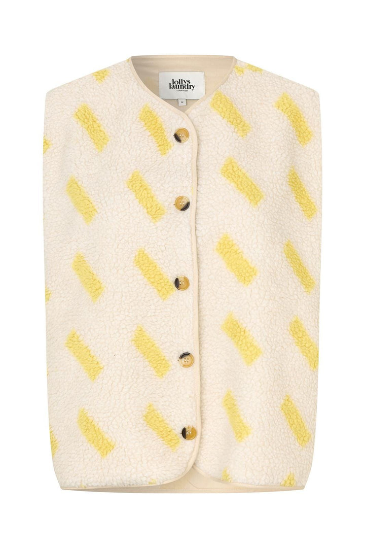Lollys Laundry - Jacell Vest Sl26141-1001 - 93 Light Yellow