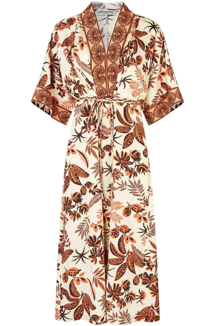 Lollys Laundry - Jemimall Maxi Dress 3/426110-3004 - 02 Creme Kjoler 