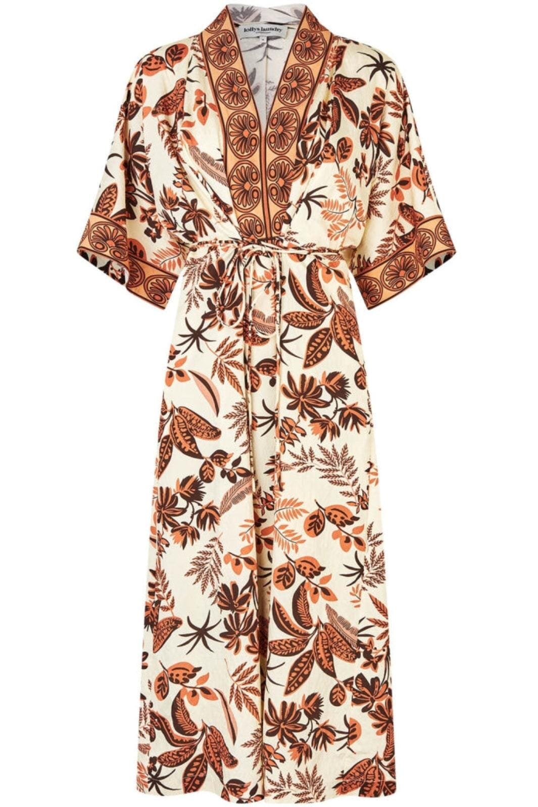 Lollys Laundry - Jemimall Maxi Dress 3/426110-3004 - 02 Creme Kjoler 