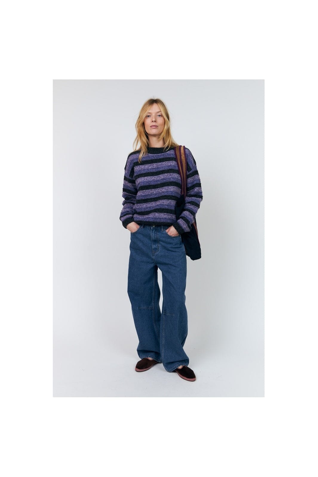 Lollys Laundry - Maciell Knit Jumper Ls 26413-5024 - 52 - Lavender