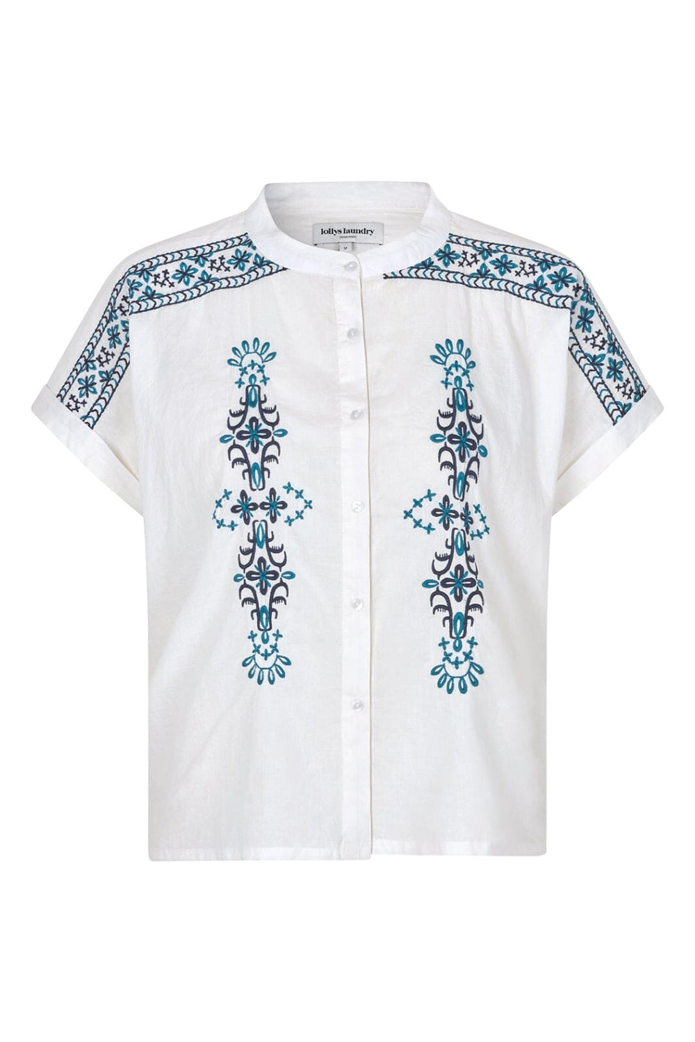 Lollys Laundry - MyaLL Shirt SS 24297-1057 - 01 White Skjorter 