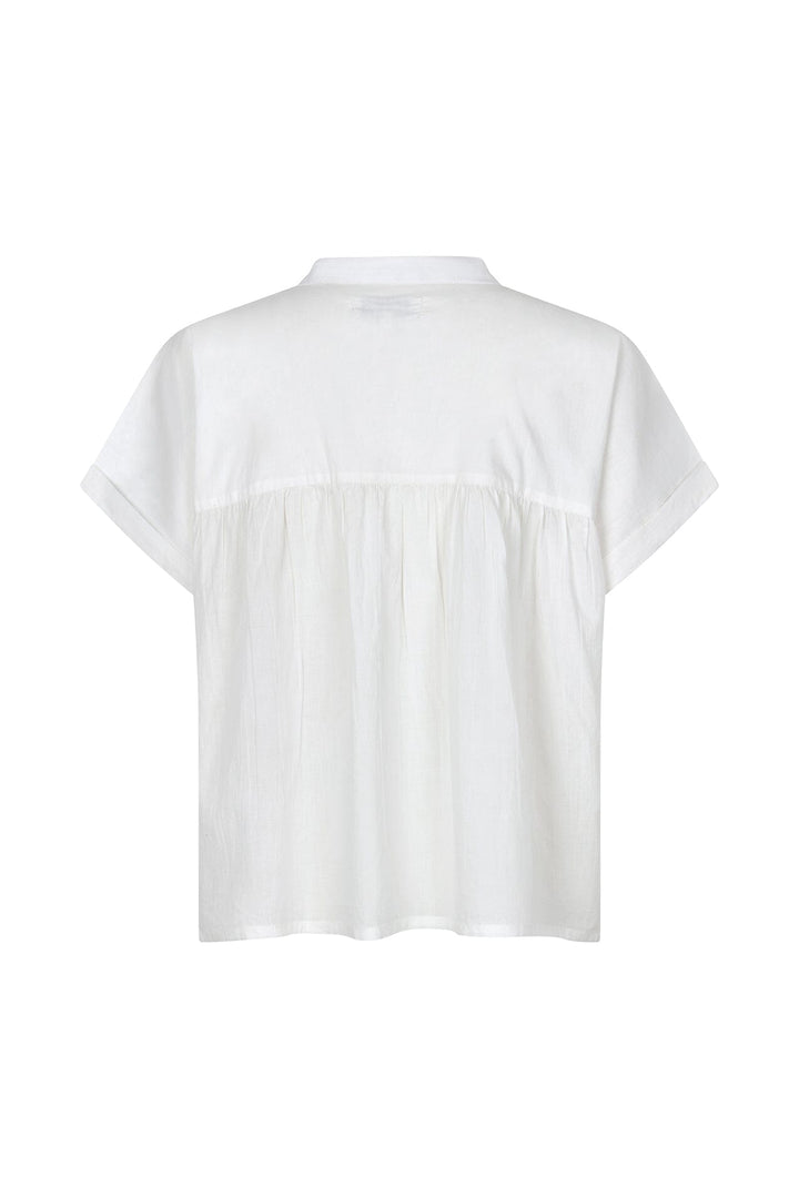 Lollys Laundry - MyaLL Shirt SS 24297-1057 - 01 White Skjorter 