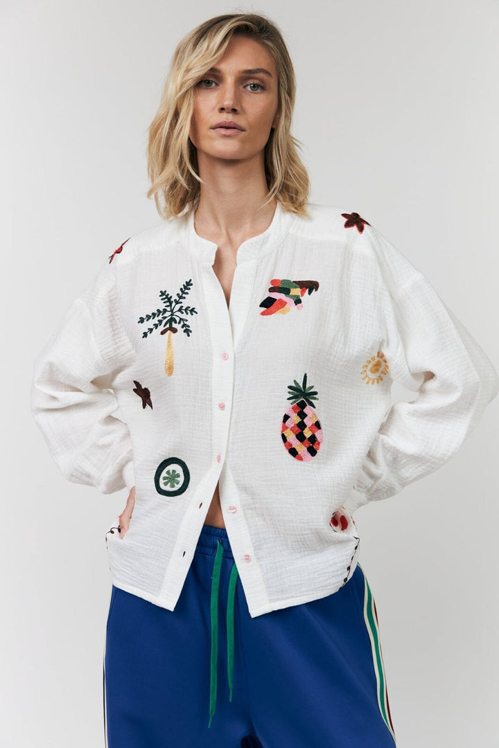 Lollys Laundry - Scottiell Shirt Ls26178-1081 - 02 Creme Bluser 