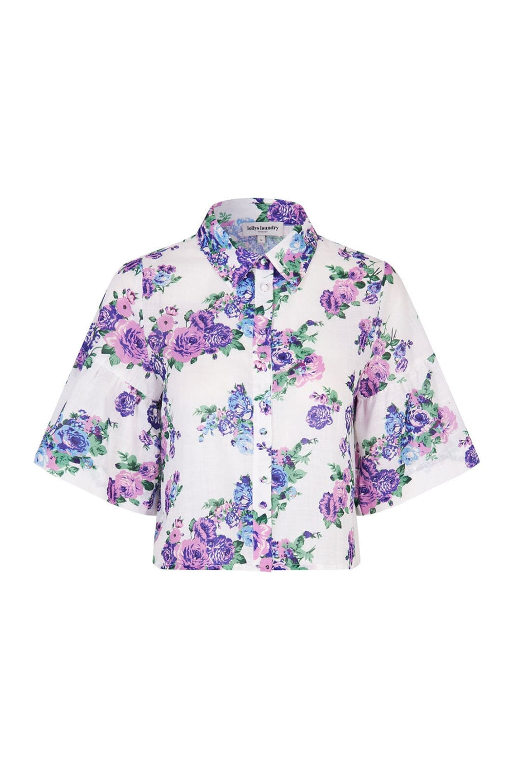 Lollys Laundry - SummerLL Shirt SS 24221-1012 - 20 Blue Skjorter 