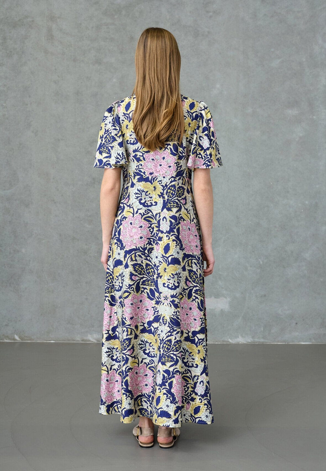 Love & Divine - Love1000-16 19915 - 800 - Navy Paisley Kjoler 