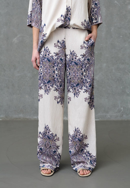 Love & Divine - Love1024-62 19893 - 802 - Champagne Paisley Bukser 