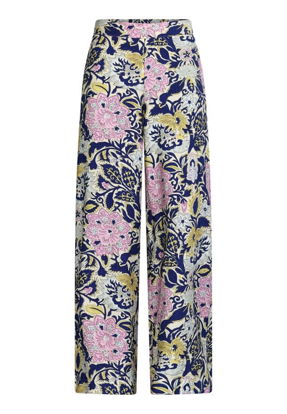 Love & Divine - Love1176-6 19916 - 801 - Navy Paisley Bukser 