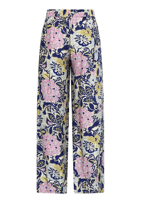 Love & Divine - Love1176-6 19916 - 801 - Navy Paisley Bukser 