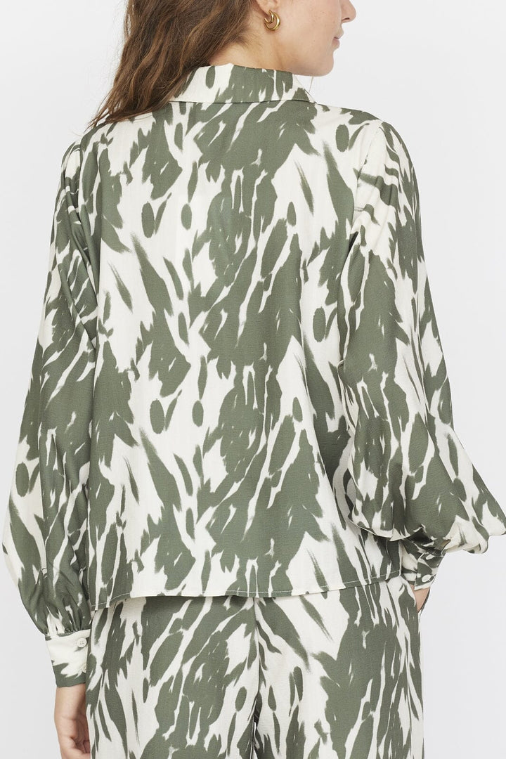 Love & Divine - Love1206 - 804 Khaki/Cream Skjorter 