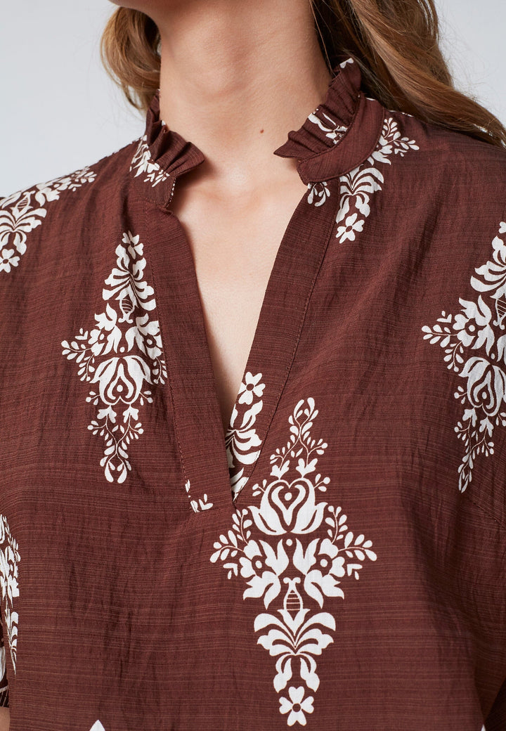 Love & Divine - Love1296-2 18910 - 800 - Brown/Paisley Toppe 