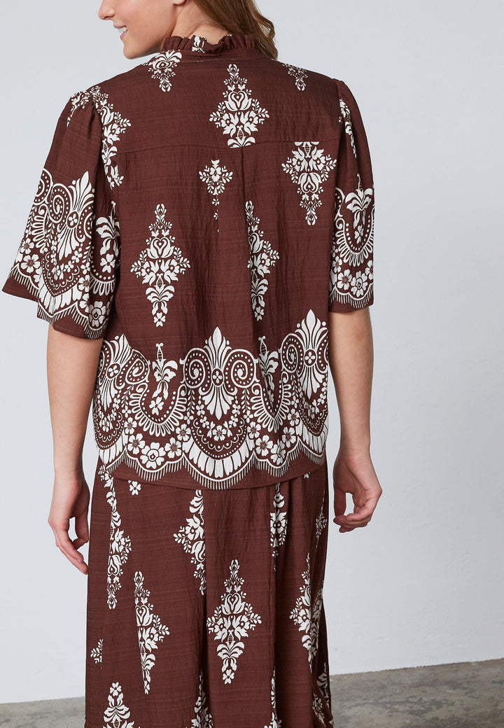 Love & Divine - Love1296-2 18910 - 800 - Brown/Paisley Toppe 